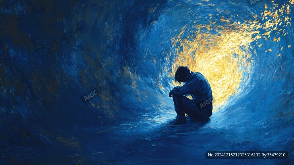 孤身一人背景素材