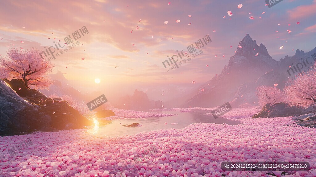 古风场景春暖花开