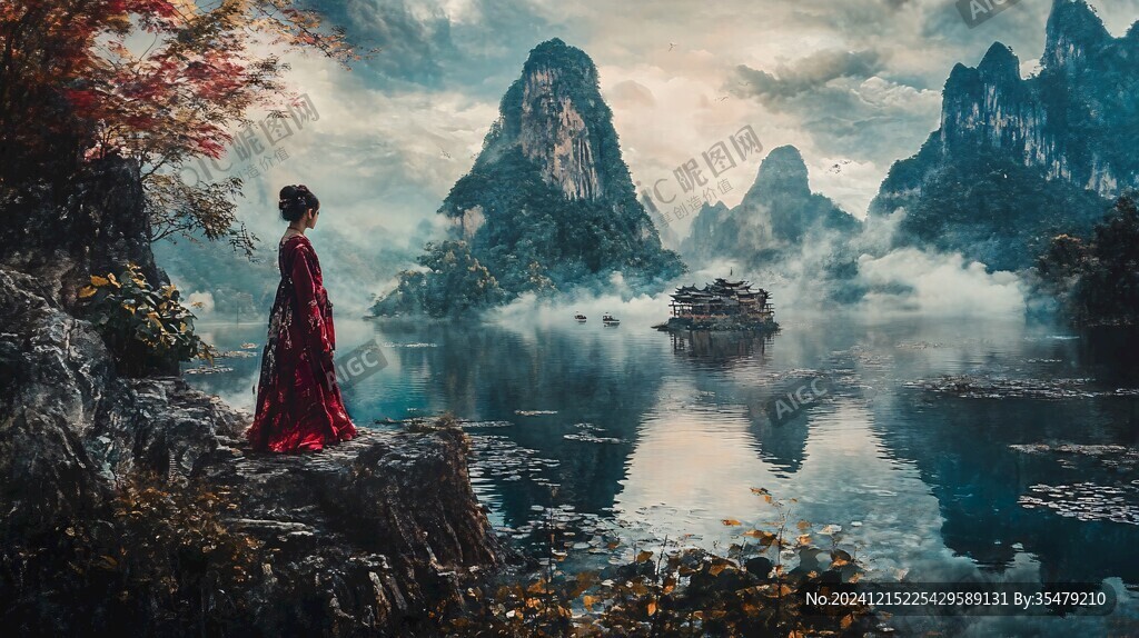 意境山水人物