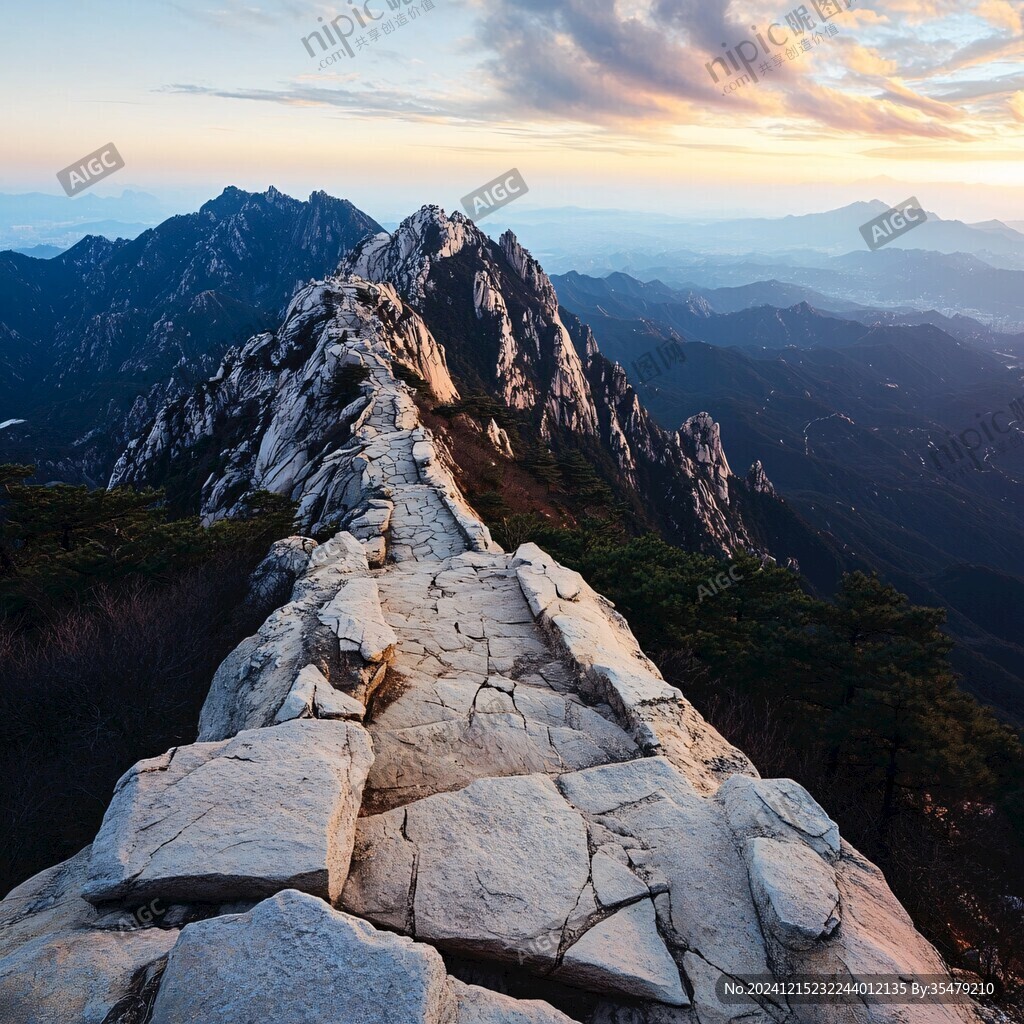 中峰晚霞