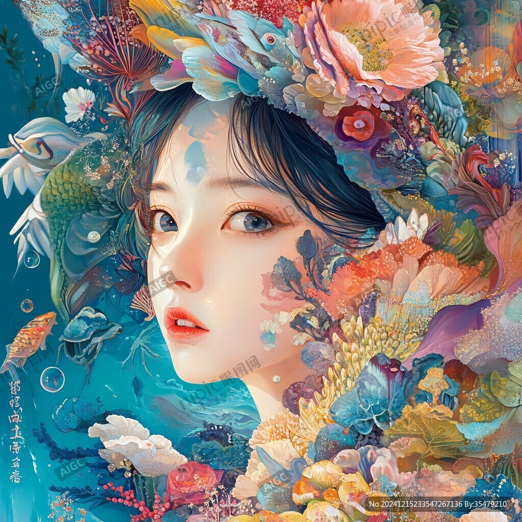 仙女包装插画