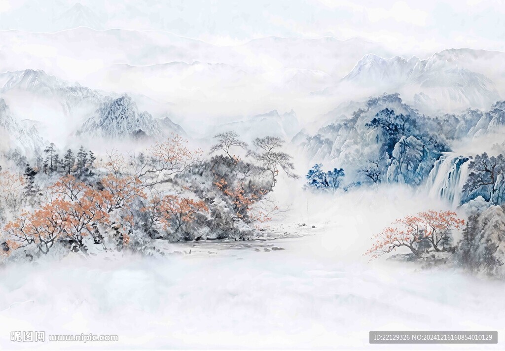 新中式水墨山水