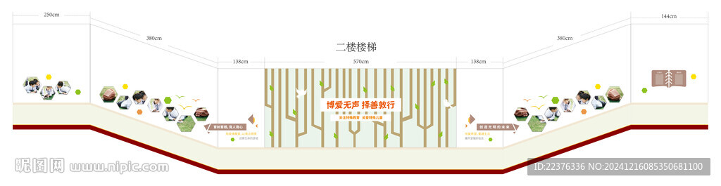 楼梯文化墙