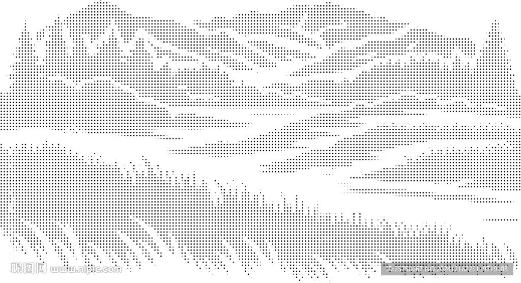 点状山