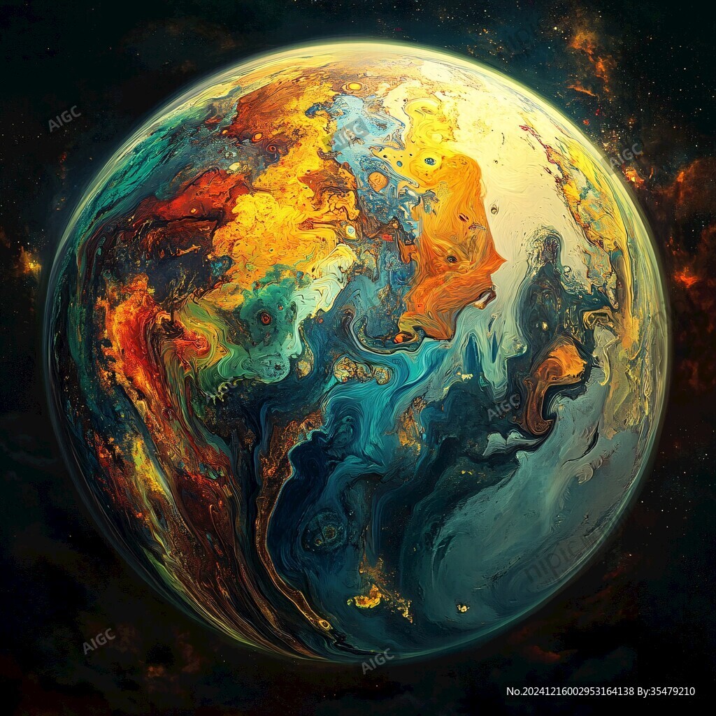 玻璃质感星球