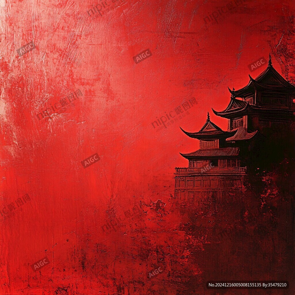 古建海报背景