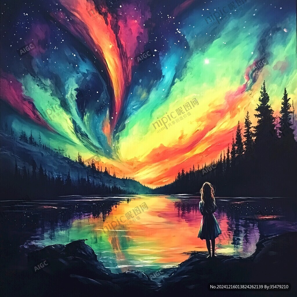 梦幻风景女孩