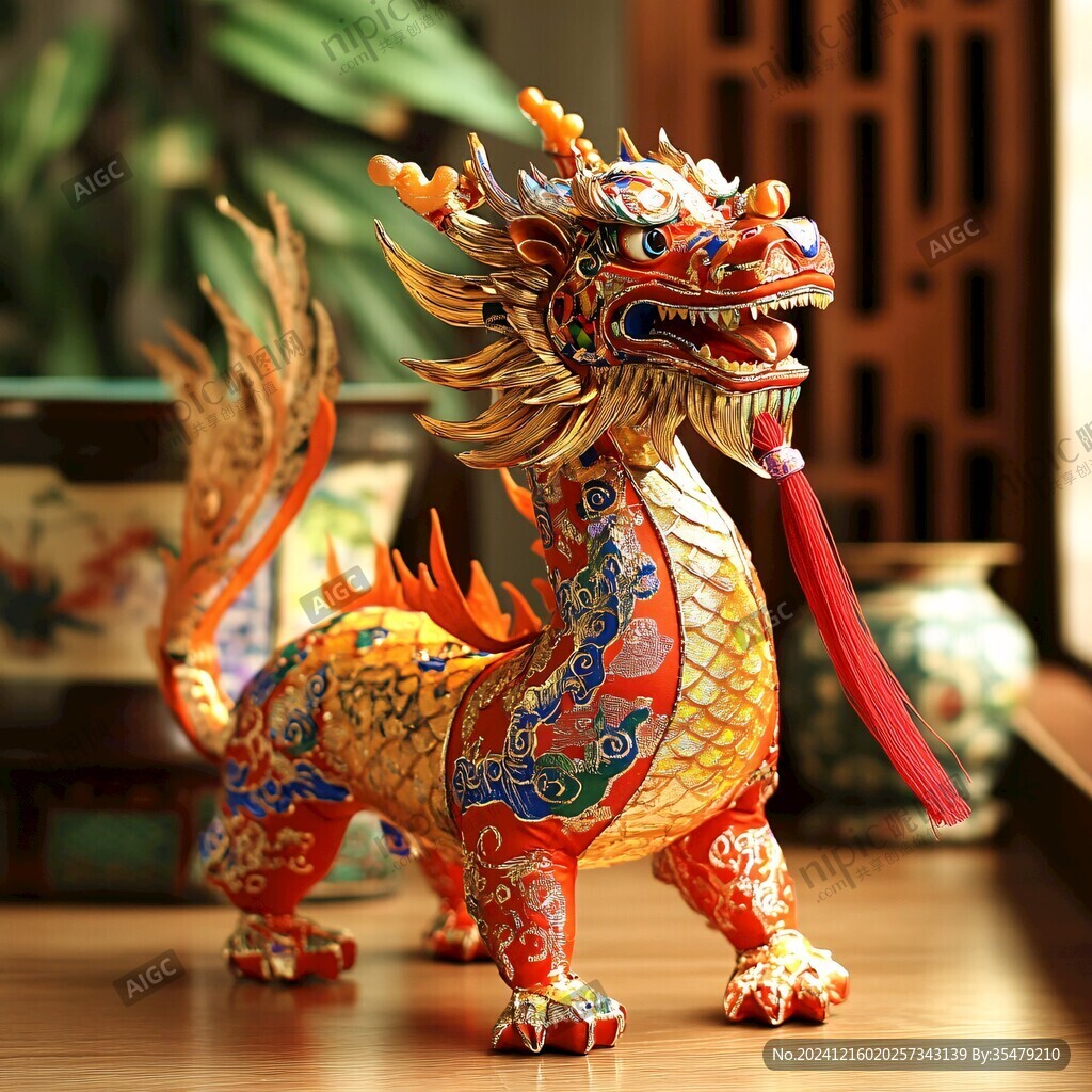 画龙点睛摆件