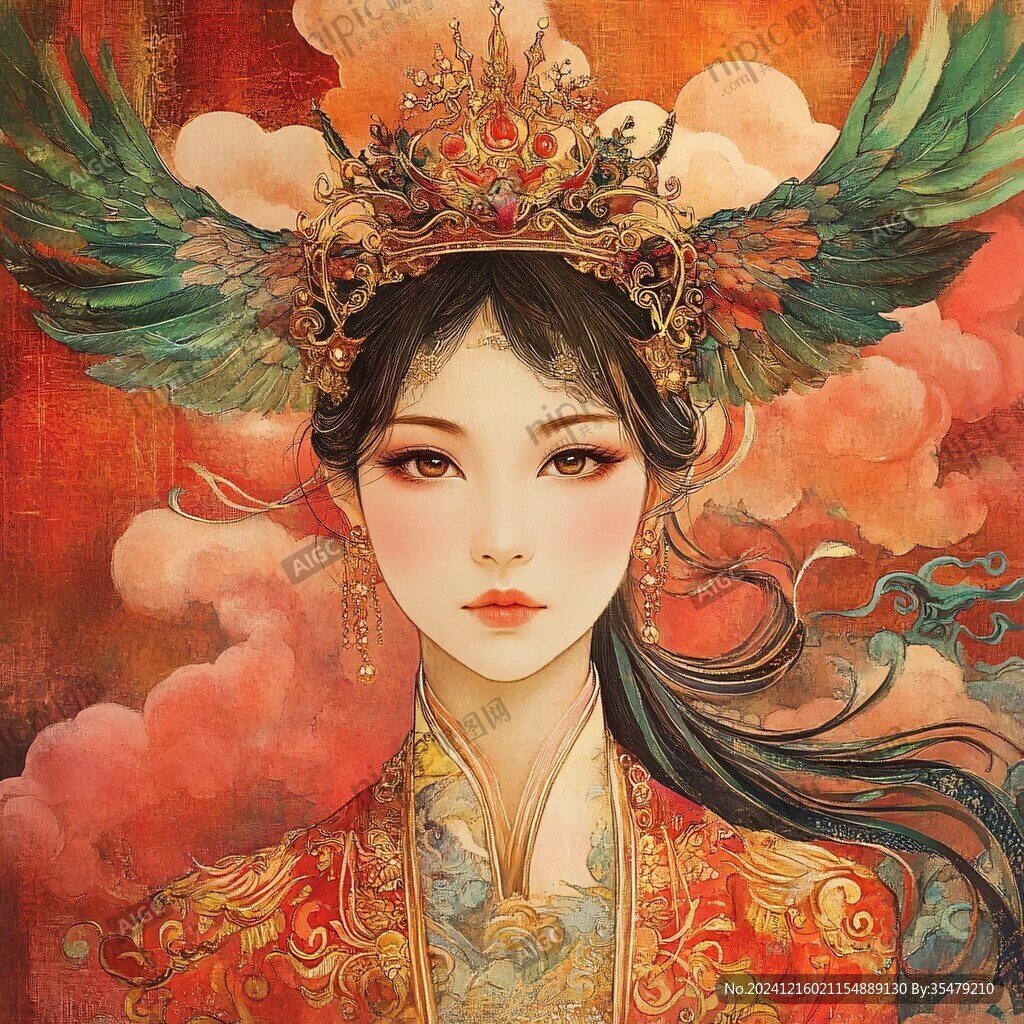 贵妃插画