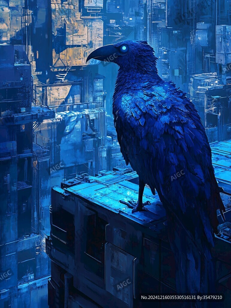 乌鸦插画