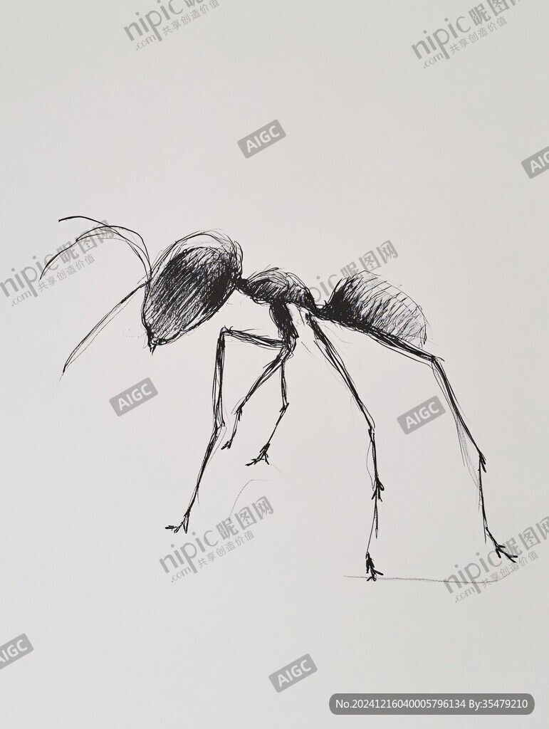 绘画蚂蚁