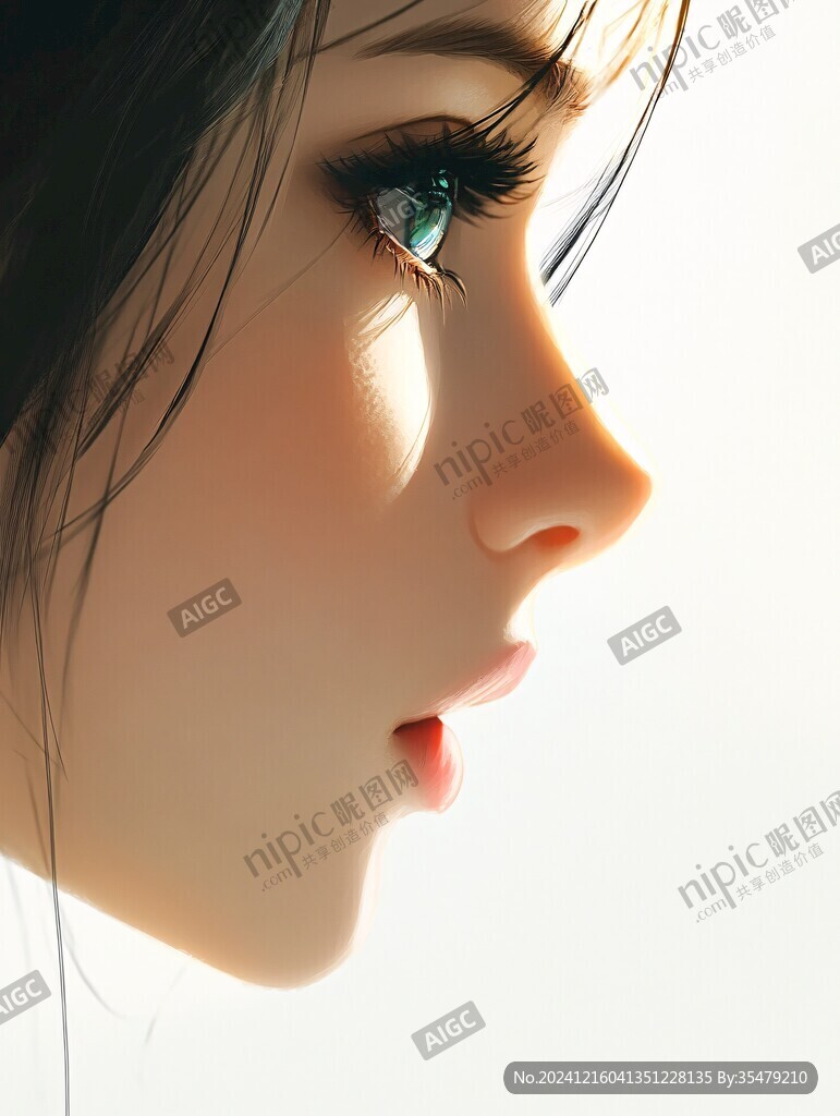 写实人物插画