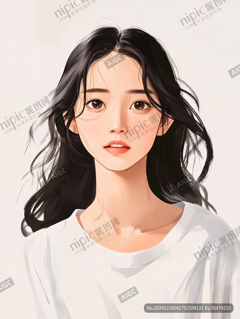 板绘人像