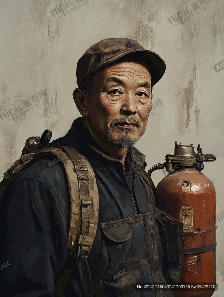 山区邮递员像