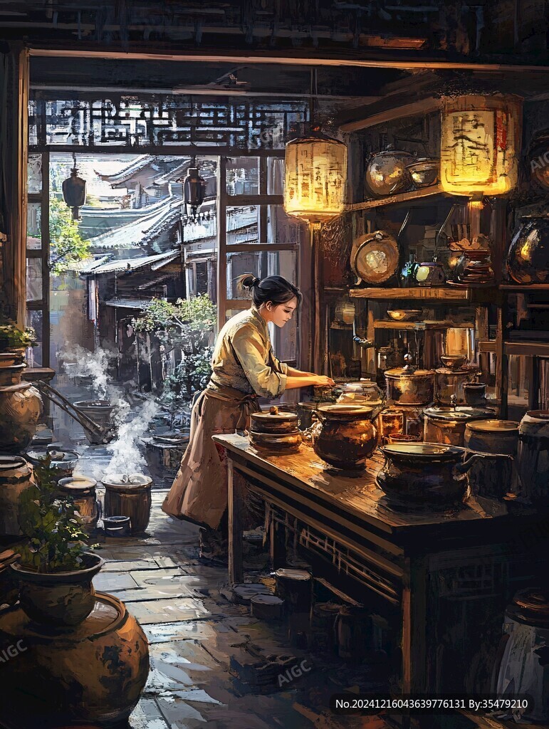 江南厨房生活场景