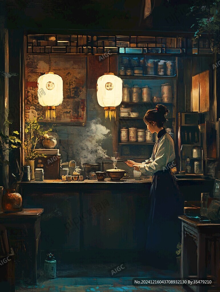 古风茶馆