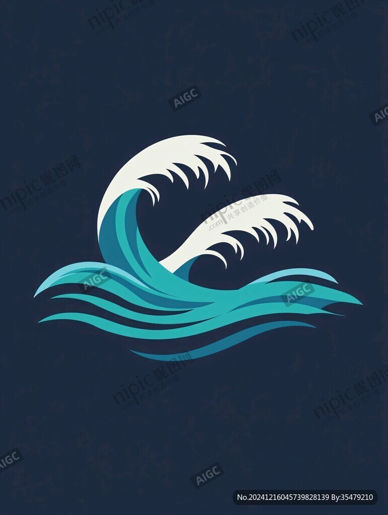 海浪海洋大海logo