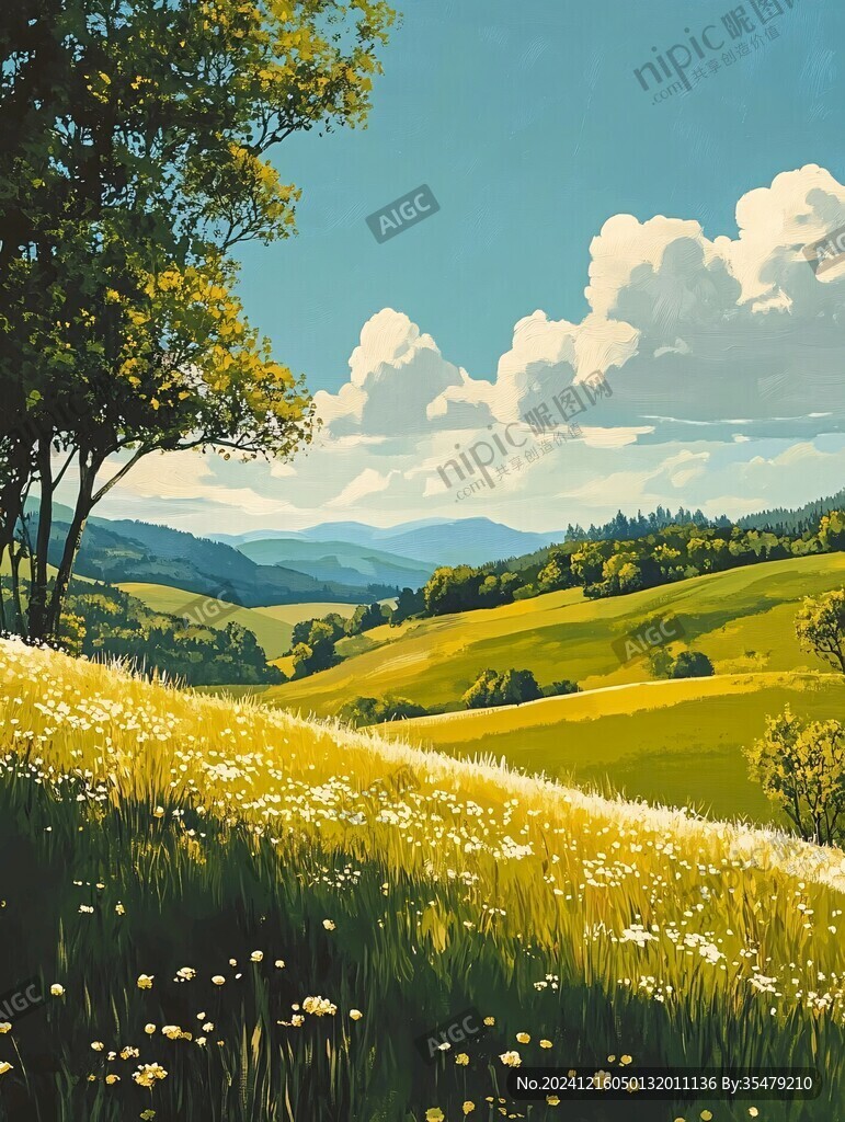 插画唯美风景