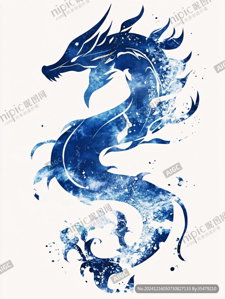 古风龙插画