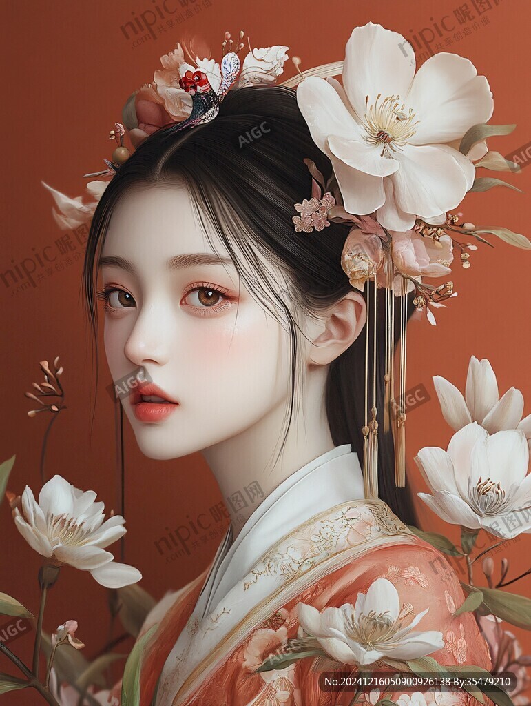 写实人物插画