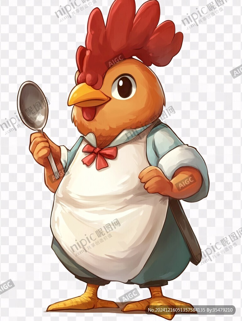 卡通鸡素材