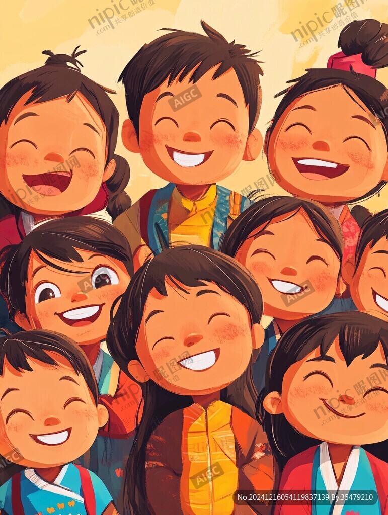 插画小学生