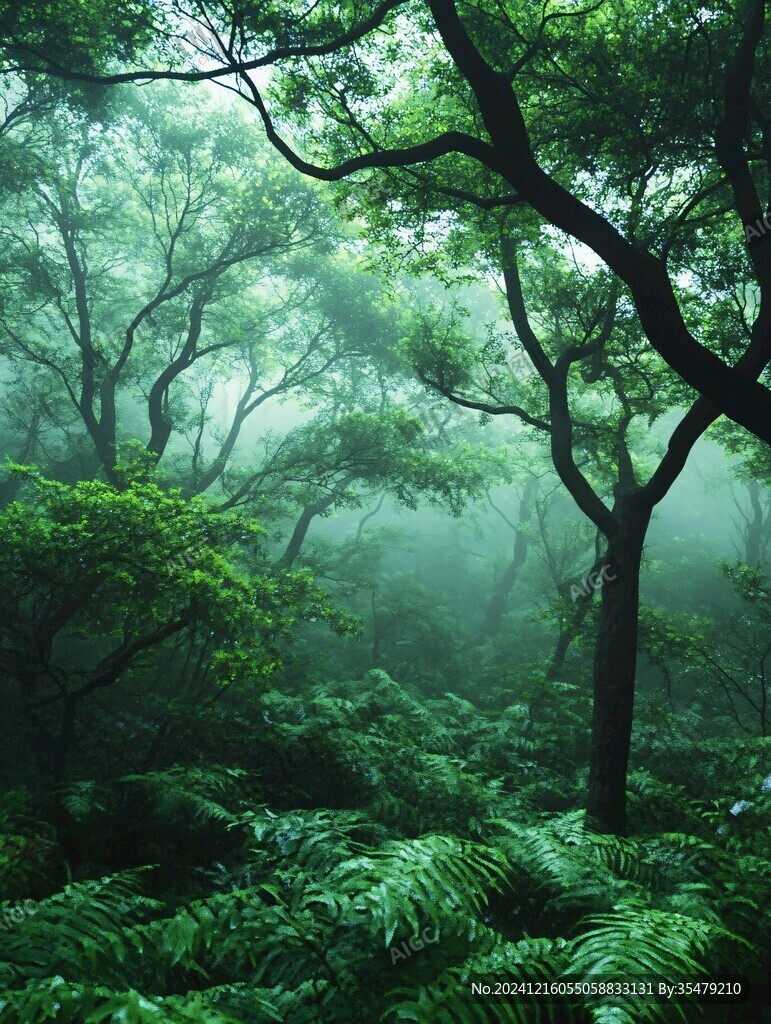 梦幻绿色丛林