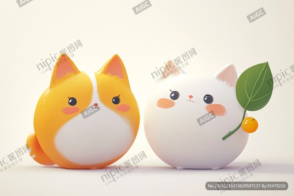 萌萌小奶猫ip形象