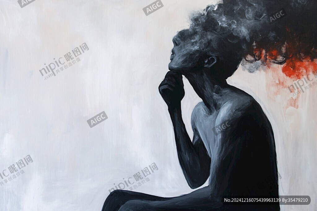 烟雾人物