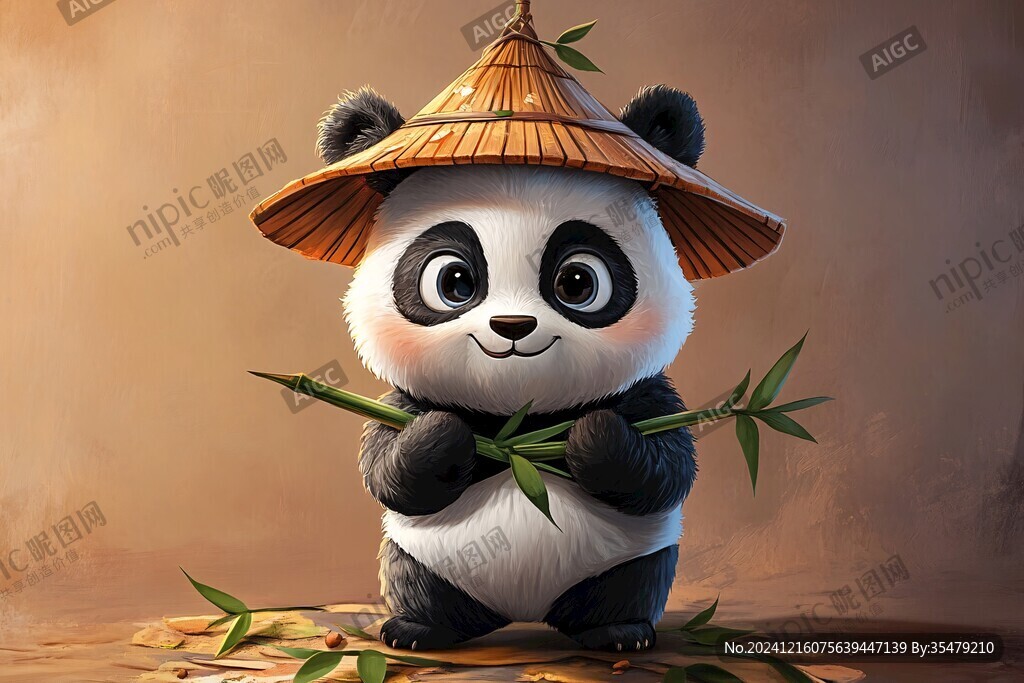 熊猫功夫大侠形像设计