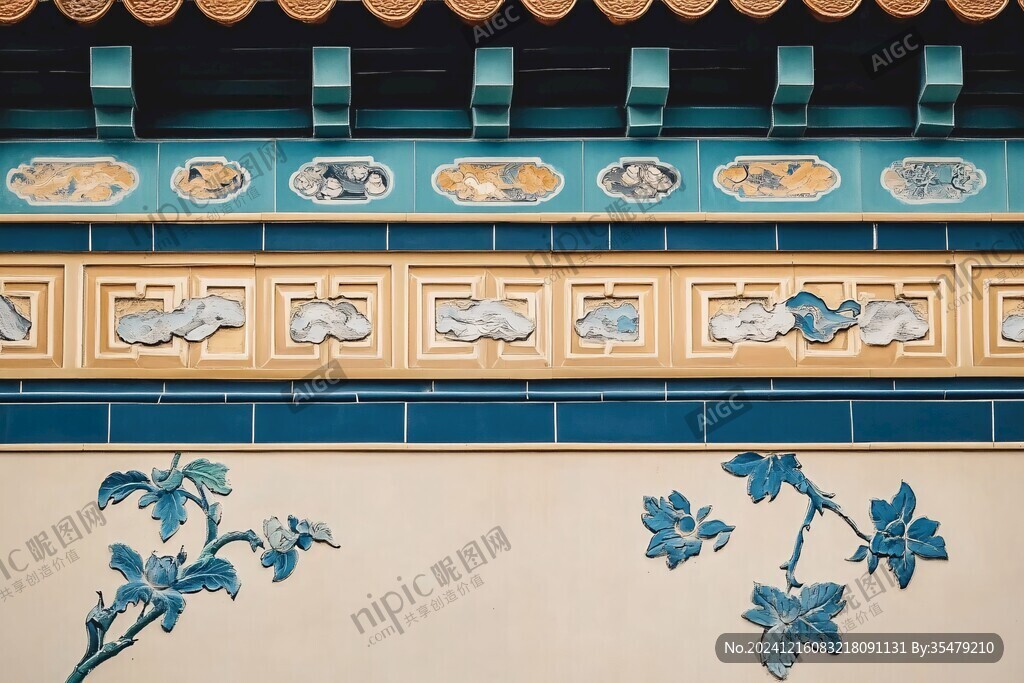 闽南风建筑墙壁