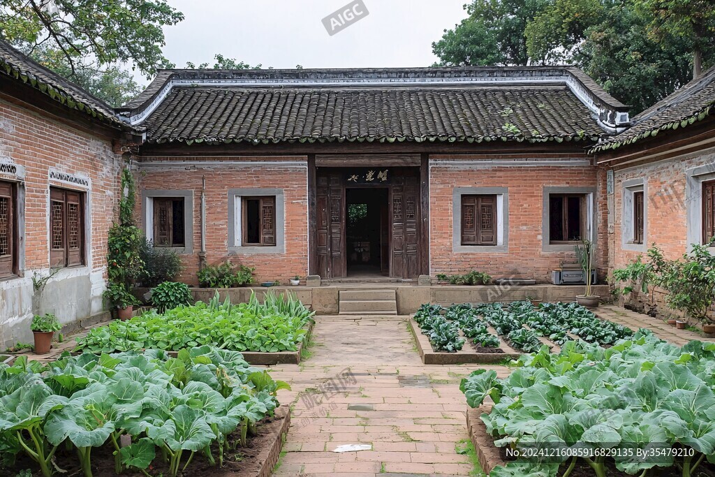 闽南故居庭院