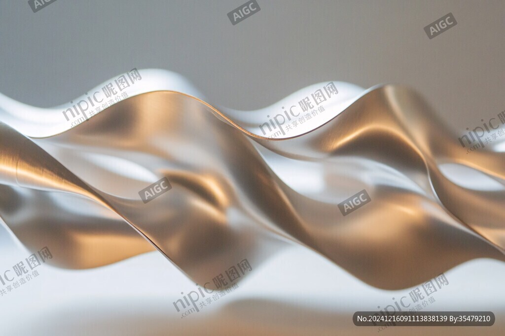 4d金色线条艺术