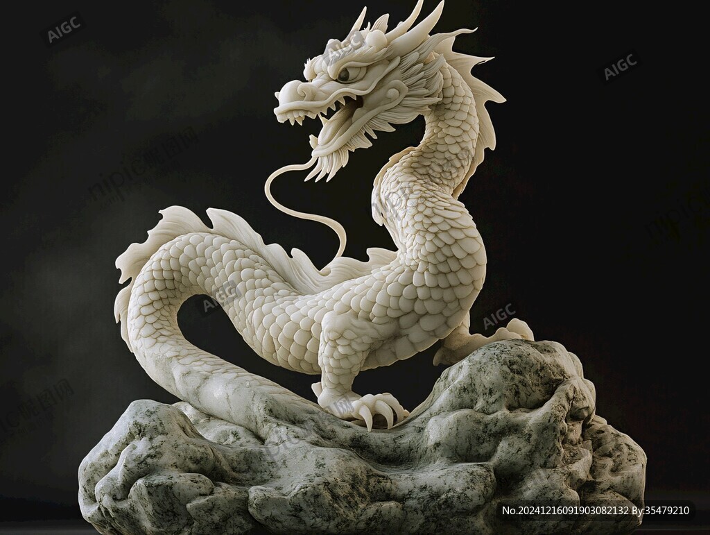 黄金龙摆件