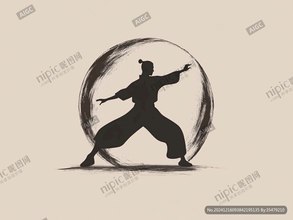 太极拳logo设计