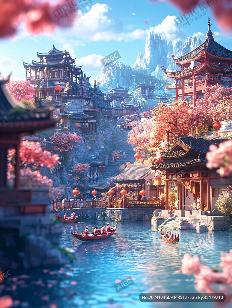 古风人物大场景