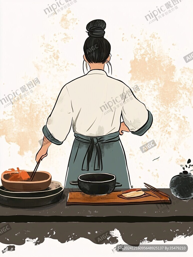 做酱油插画