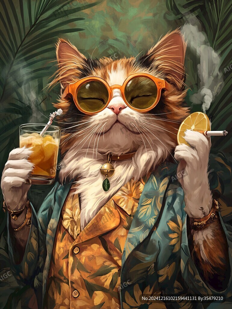 猫咪潮流海报
