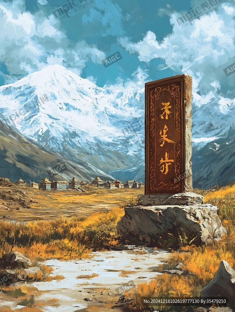 昆仑塔插画