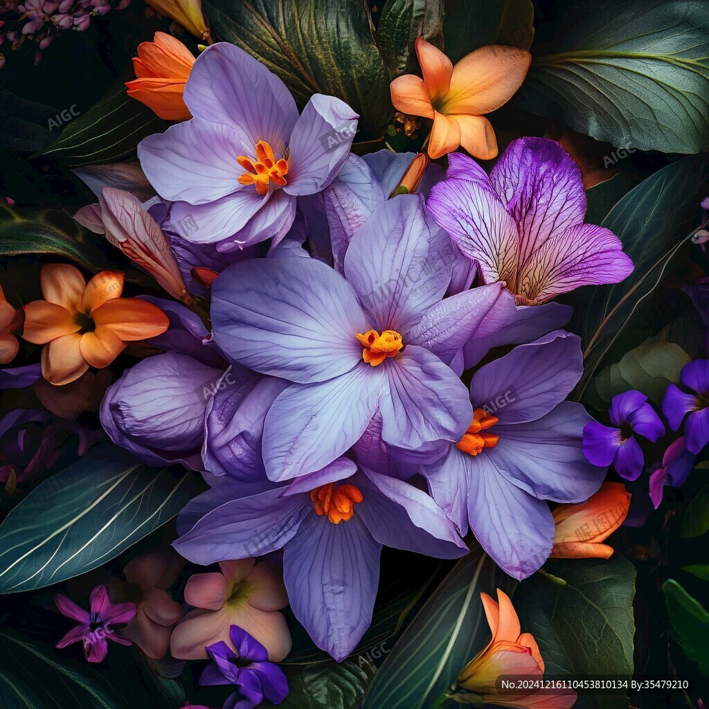 3d立体唯美花卉