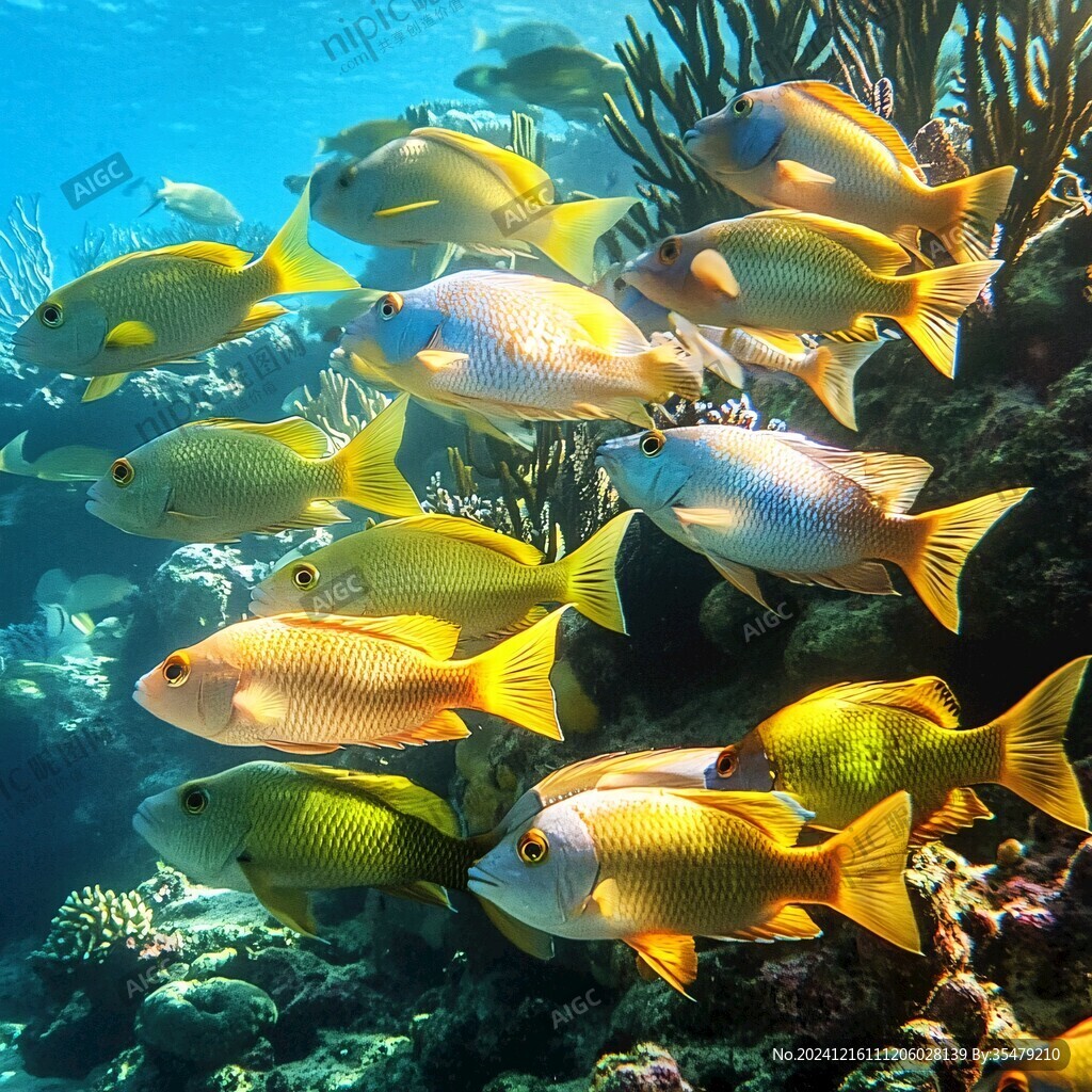 海洋生物海洋鱼群