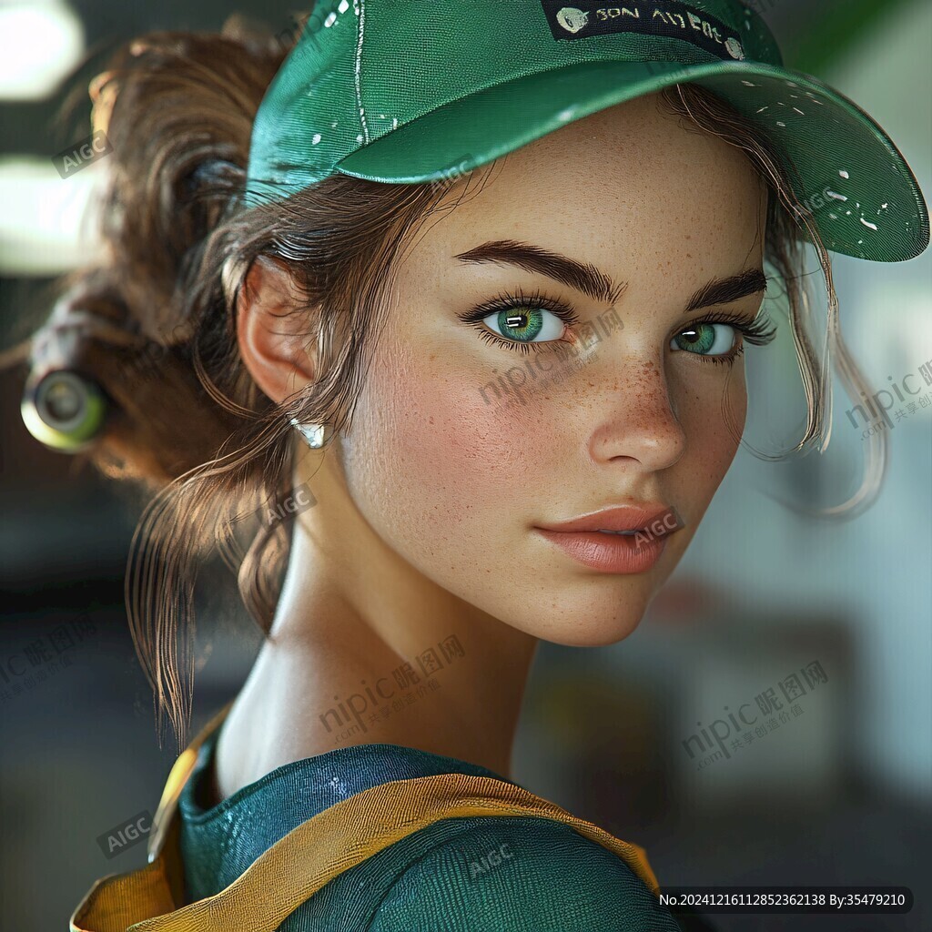 写实人物插画