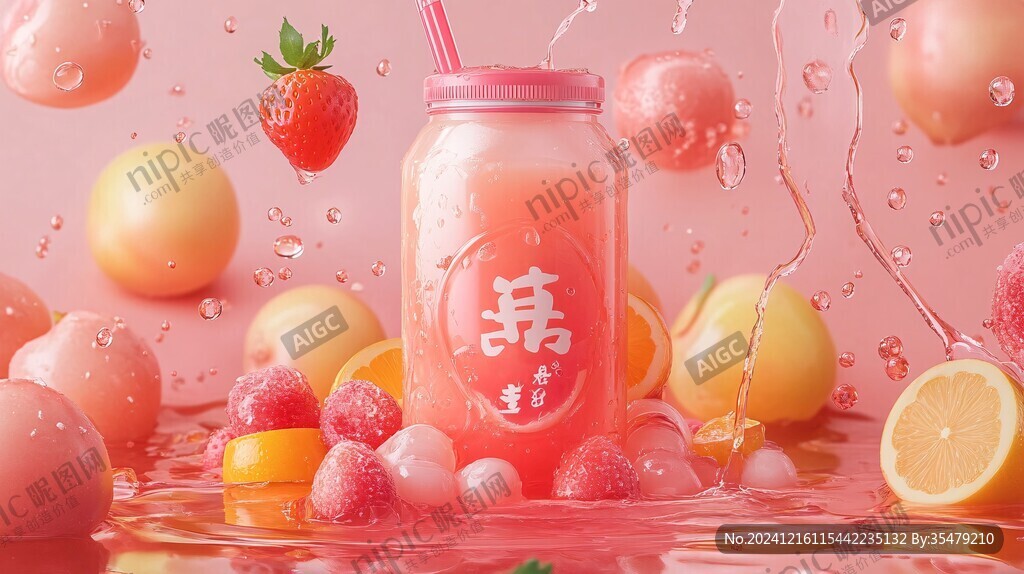 果汁场景图