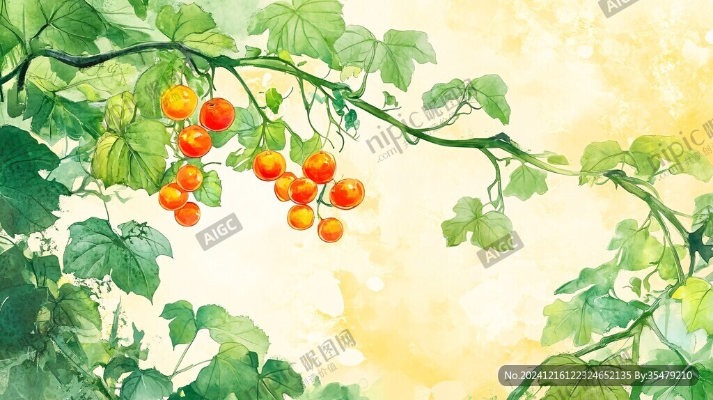 相思豆插画