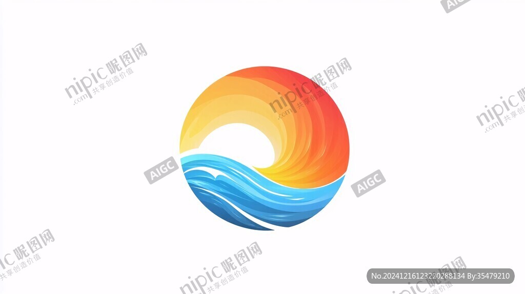 流水logo设计