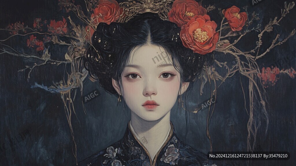 插画艺妓