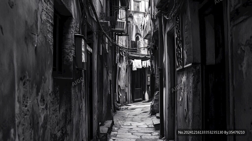 威尼斯黑白照