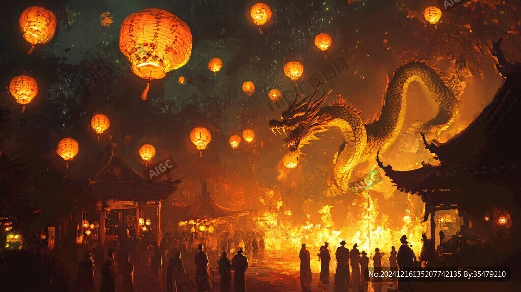 金龙闹元宵