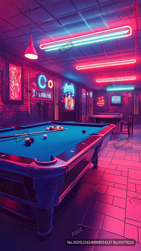 复古台球室