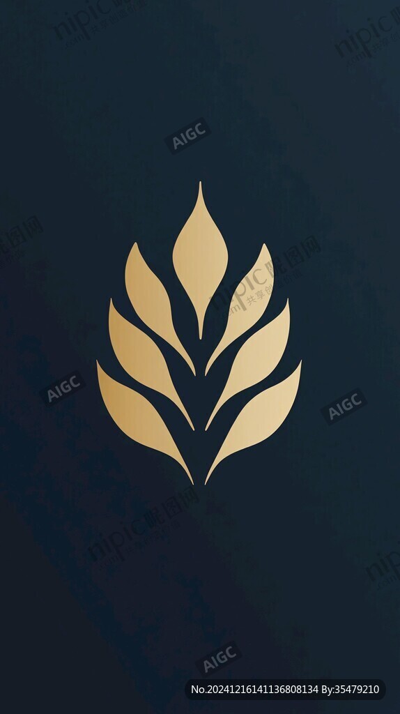 金色麦logo穗